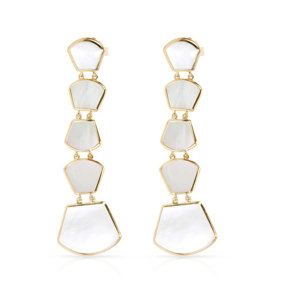 Ippolita Rock Candy Mother of Pearls Drop Earrings in 18k Yellow Gold